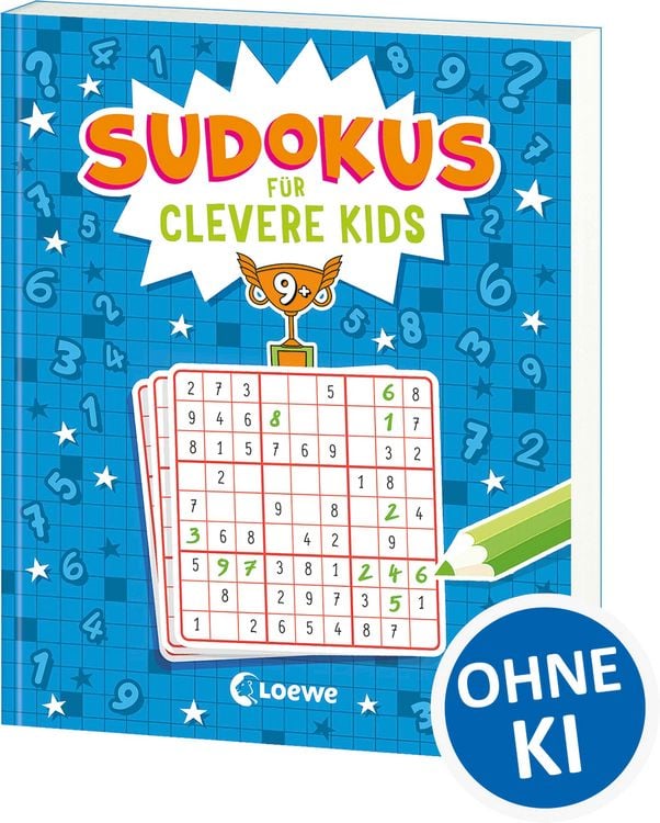 Produktbild: Sudokus f&uuml;r clevere Kids 9+ [blau]
