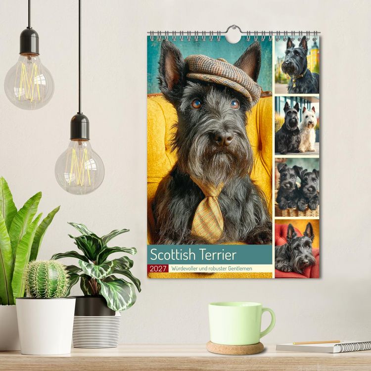 Produktbild: Scottish Terrier. W&uuml;rdevoller und robuster Gentlemen (Wandkalender 2027 DIN A4 hoch), CALVENDO Monatskalender