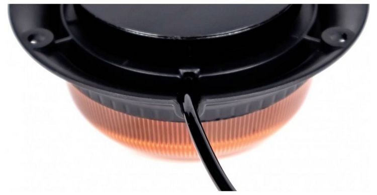 Produktbild: SecoR&uuml;t Rundumleuchte ALR0201 12 V/DC, 24 V/DC &uuml;ber Bordnetz Magnet-Befestigung, Magnetfu&szlig; Orange