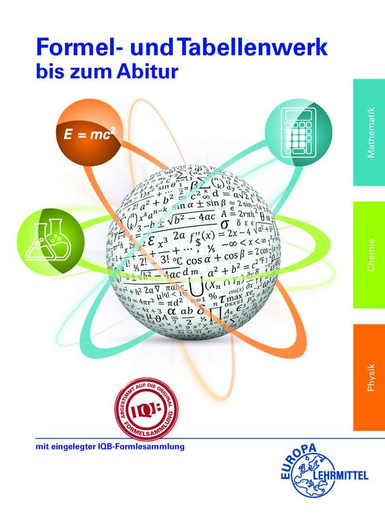 Produktbild: Formel- und Tabellenwerk bis zum Abitur