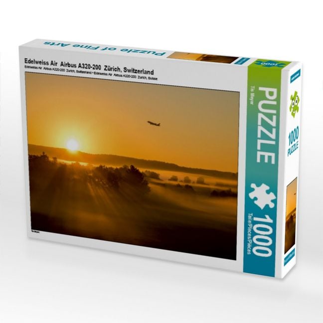 Produktbild: Edelweiss Air Airbus A320-200 Z&uuml;rich, Switzerland (Puzzle)