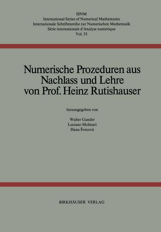 Produktbild: Numerische Prozeduren