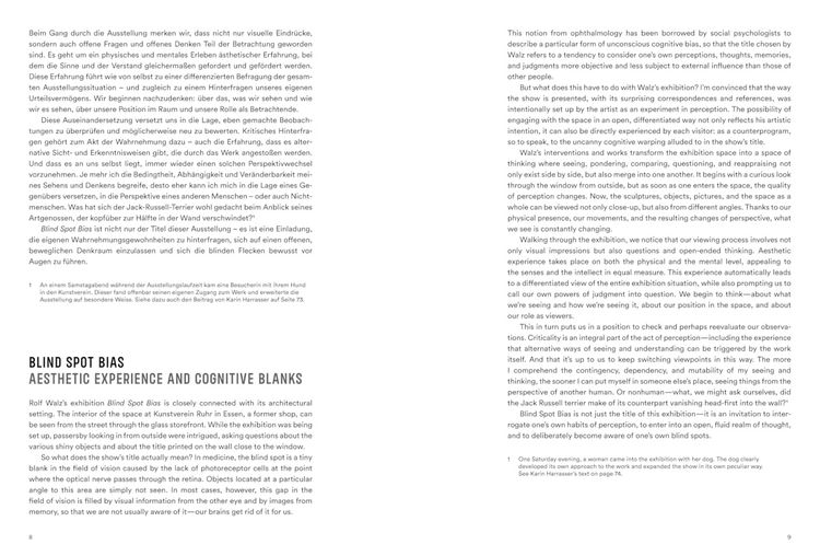 Produktbild: Rolf Walz. Blind Spot Bias