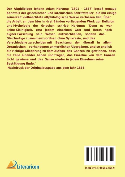 Produktbild: Die Religion und Mythologie der Griechen