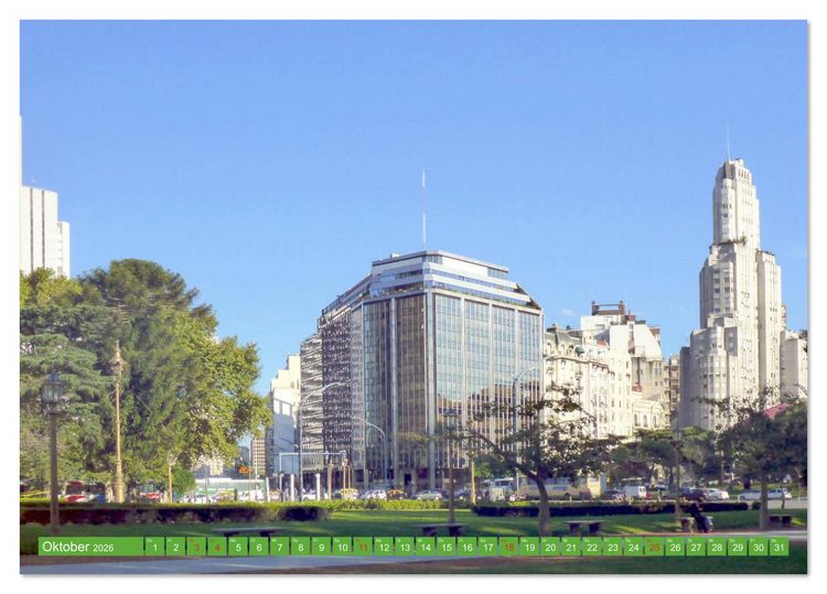 Produktbild: Buenos Aires - Moderne und Tradition (Tischkalender 2026 DIN A5 quer), CALVENDO Monatskalender