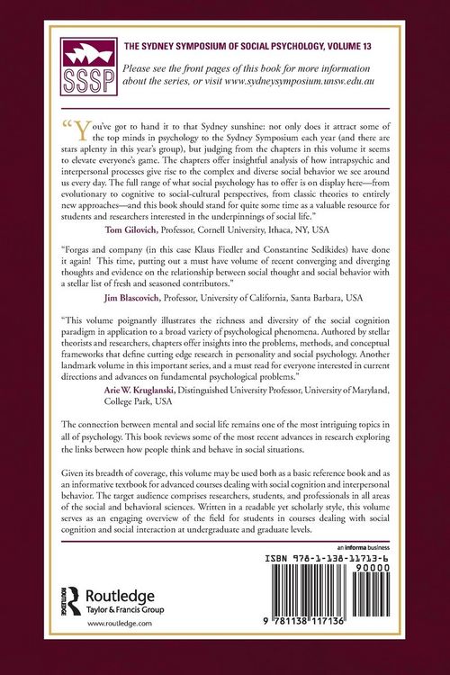 Produktbild: Social Thinking and Interpersonal Behavior