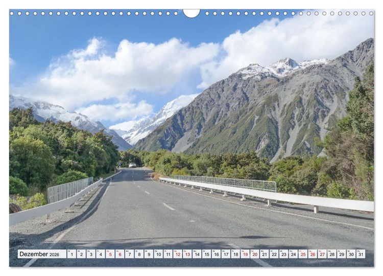 Produktbild: Sehnsuchtsziel Neuseeland (Wandkalender 2026 DIN A3 quer), CALVENDO Monatskalender