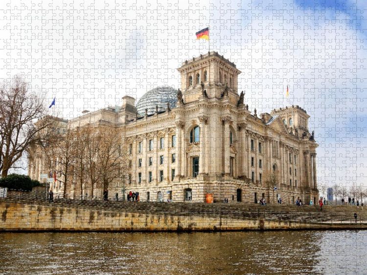 Produktbild: CALVENDO Puzzle Reichstag, Berlin | 1000 Teile Lege-Gr&ouml;&szlig;e 64x48cm Foto-Puzzle f&uuml;r gl&uuml;ckliche Stunden