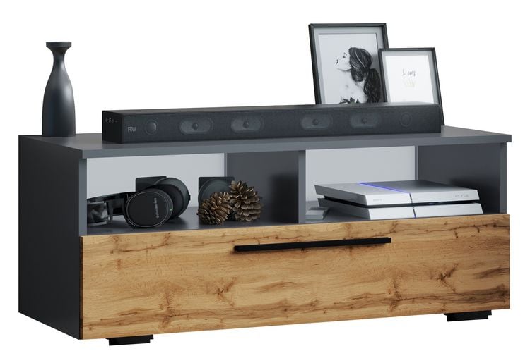 Produktbild: Holz TV Lowboard M&ouml;bel Fernsehschrank Arila L