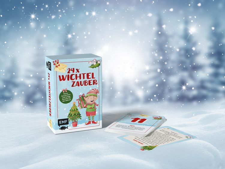 Produktbild: Adventskalender-Kartenset: 24 x Wichtelzauber