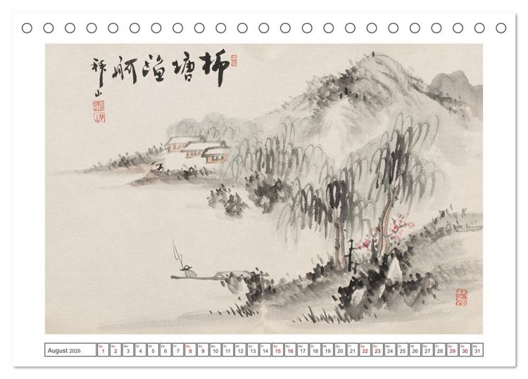 Produktbild: Yoshitsugu Haizan (Tischkalender 2026 DIN A5 quer), CALVENDO Monatskalender