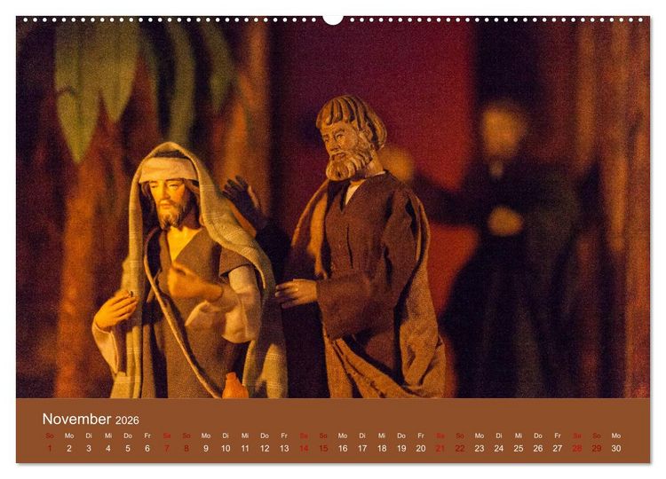 Produktbild: Passionskrippen (Wandkalender 2026 DIN A2 quer), CALVENDO Monatskalender