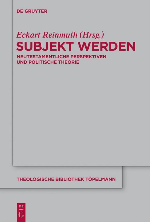 Produktbild: Subjekt werden