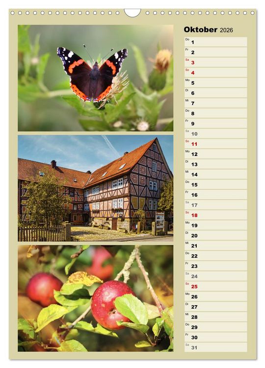 Produktbild: Hessisch Lichtenau (Wandkalender 2026 DIN A3 hoch), CALVENDO Monatskalender