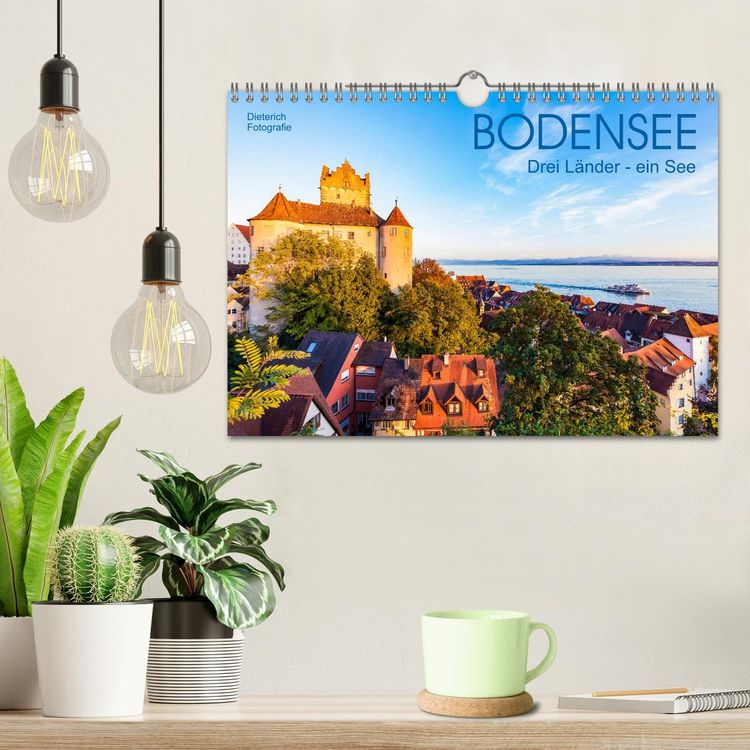 Produktbild: BODENSEE Drei L&auml;nder - ein See (Wandkalender 2026 DIN A4 quer), CALVENDO Monatskalender