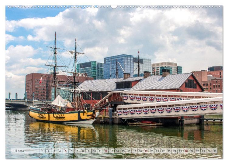 Produktbild: Boston - Impressionen (Wandkalender 2026 DIN A2 quer), CALVENDO Monatskalender