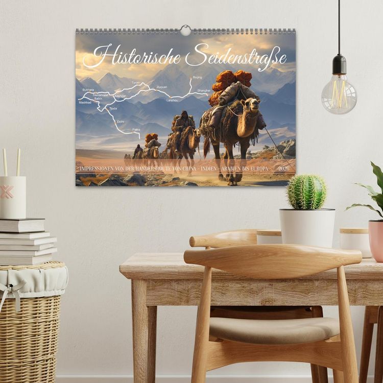 Produktbild: Historische Seidenstra&szlig;e (Wandkalender 2026 DIN A3 quer), CALVENDO Monatskalender