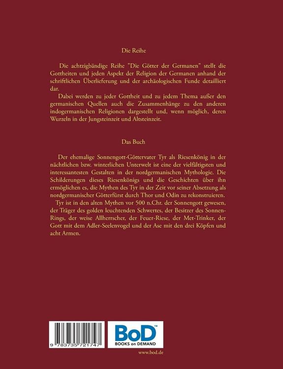 Produktbild: Tyr in der Unterwelt - Der Riesenk&ouml;nig I