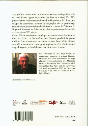 Produktbild: La m&eacute;moire de Job