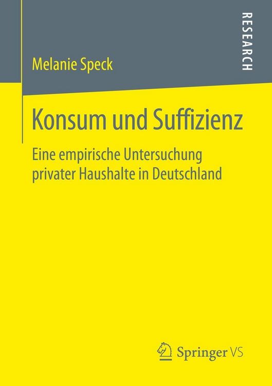 Produktbild: Konsum und Suffizienz