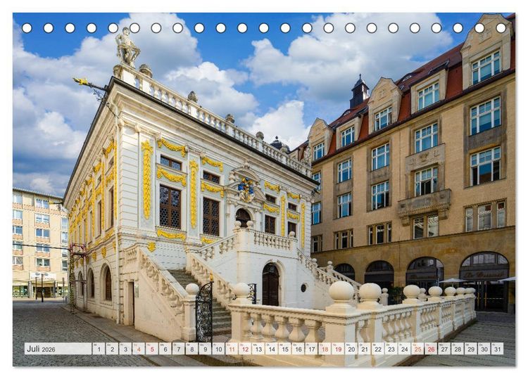 Produktbild: Leipzig Impressionen (Tischkalender 2026 DIN A5 quer), CALVENDO Monatskalender