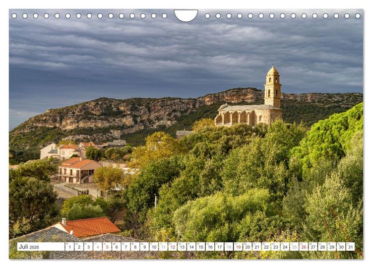 Produktbild: Korsika - Bastia und das Cap Corse (Wandkalender 2026 DIN A4 quer), CALVENDO Monatskalender