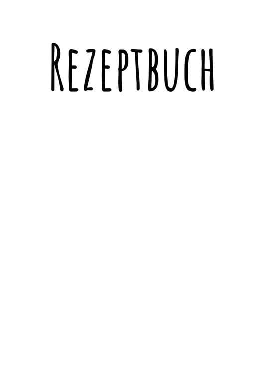 Produktbild: Rezeptbuch zum Selberschreiben