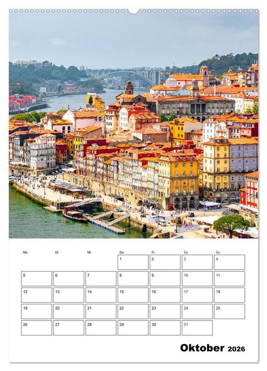 Produktbild: Porto - ein Traumreiseziel (hochwertiger Premium Wandkalender 2026 DIN A2 hoch), Kunstdruck in Hochglanz