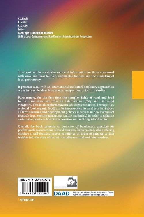 Produktbild: Food, Agri-Culture and Tourism