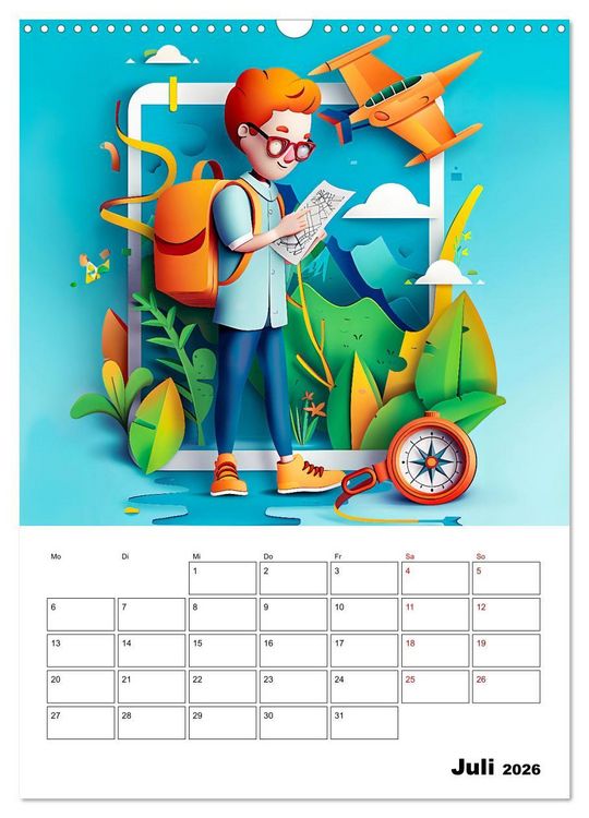 Produktbild: Traumjobs von Morgen - Der Zukunfts-Planer f&uuml;r gro&szlig;e Tr&auml;ume (Wandkalender 2026 DIN A3 hoch), CALVENDO Monatskalender