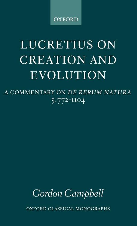 Produktbild: Lucretius on Creation and Evolution