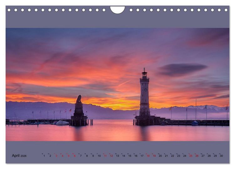 Produktbild: Bodensee Weitblicke (Wandkalender 2026 DIN A4 quer), CALVENDO Monatskalender