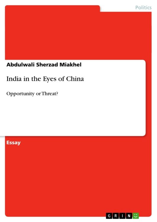 Produktbild: India in the Eyes of China