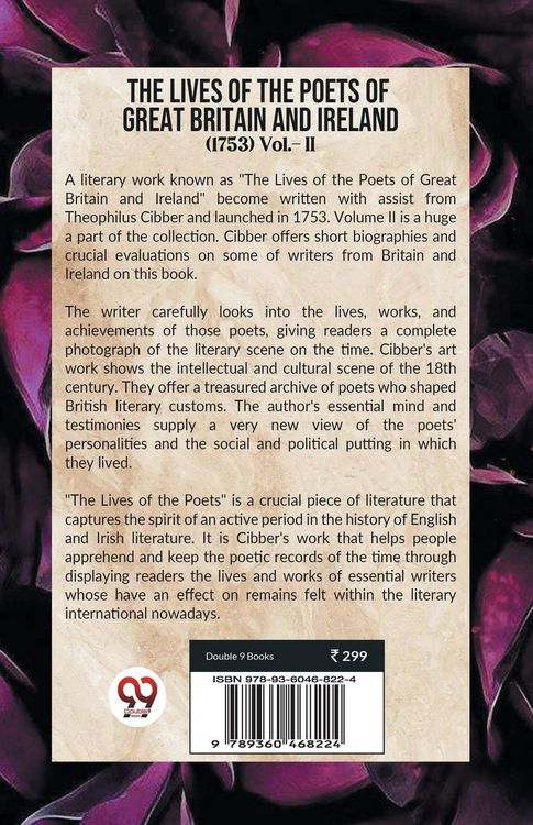 Produktbild: The Lives Of The Poets Of Great Britain And Ireland (1753) Vol.- II