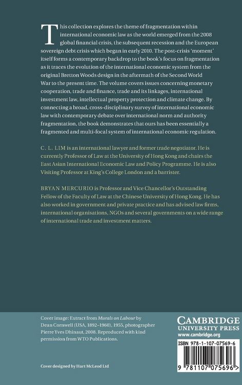 Produktbild: International Economic Law after the Global Crisis
