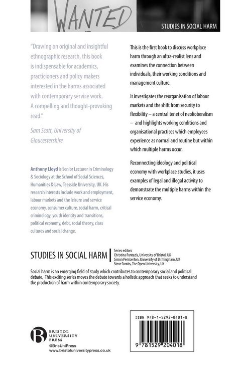 Produktbild: The harms of work