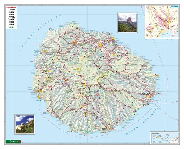 Produktbild: freytag & berndt Stra&szlig;enkarte Gomera 1:35.000