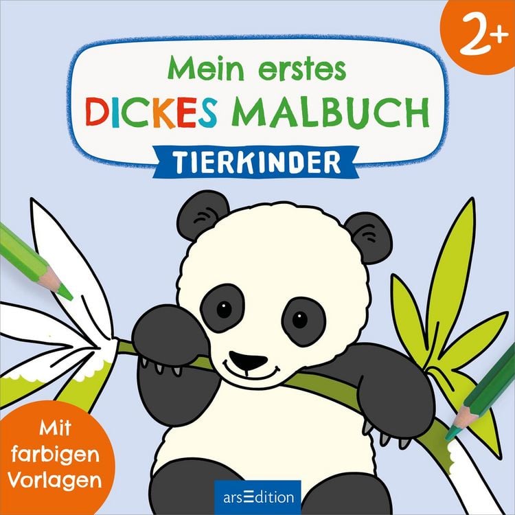 Produktbild: Mein erstes dickes Malbuch ab 2 &ndash; Tierkinder