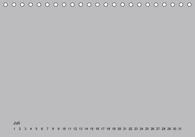 Produktbild: Geburtstags - Bastelkalender - Grau (Tischkalender immerw&auml;hrend DIN A5 quer)