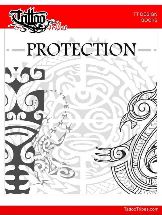 Produktbild: Polynesian Tattoo Designs: Protection (TattooTribes Design Books, #0)