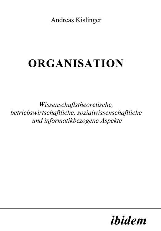 Produktbild: Organisation