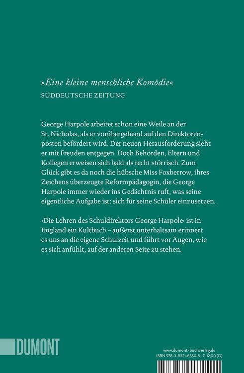 Produktbild: Die Lehren des Schuldirektors George Harpole