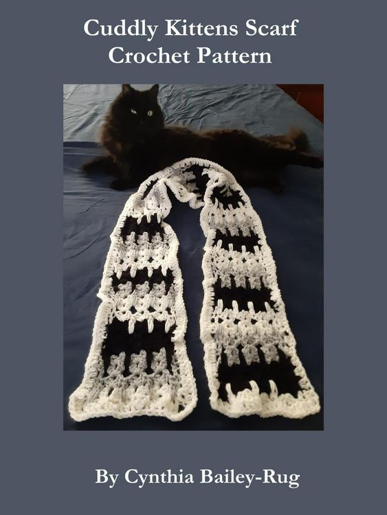 Produktbild: Cuddly Kittens Scarf Crochet Pattern