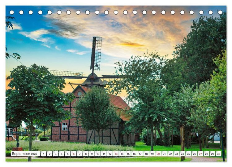 Produktbild: Samtgemeinde D&ouml;rpen im Emsland (Tischkalender 2026 DIN A5 quer), CALVENDO Monatskalender
