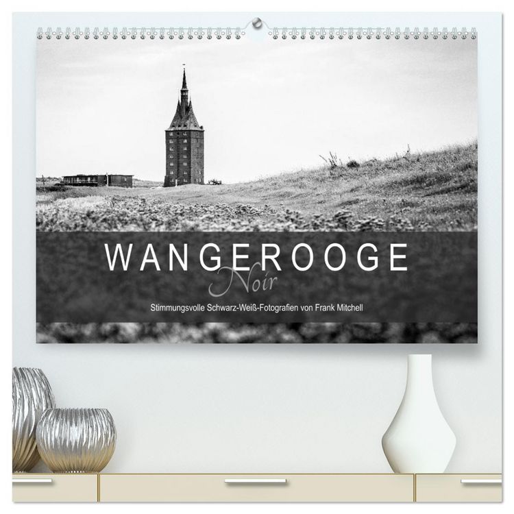 Produktbild: Wangerooge Noir (hochwertiger Premium Wandkalender 2026 DIN A2 quer), Kunstdruck in Hochglanz