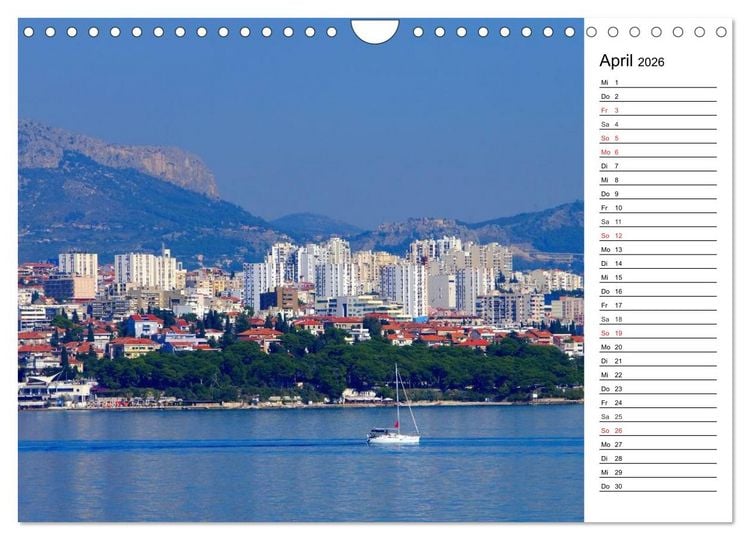 Produktbild: Split - Metropole Dalmatiens (Wandkalender 2026 DIN A4 quer), CALVENDO Monatskalender