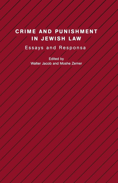 Produktbild: Crime and Punishment in Jewish Law