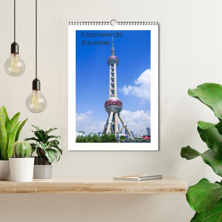 Produktbild: Faszinierende Bauwerke (Wandkalender 2026 DIN A3 hoch), CALVENDO Monatskalender