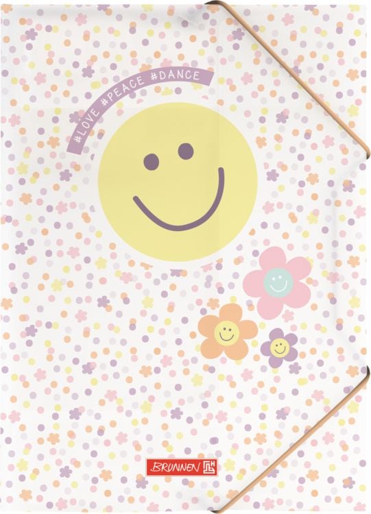 Produktbild: Brunnen Sammelmappe A4 PP Happy Hippie