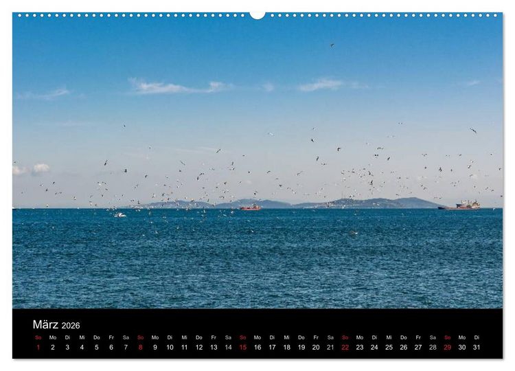 Produktbild: Istanbul - Stadt am Bosporus (Wandkalender 2026 DIN A2 quer), CALVENDO Monatskalender